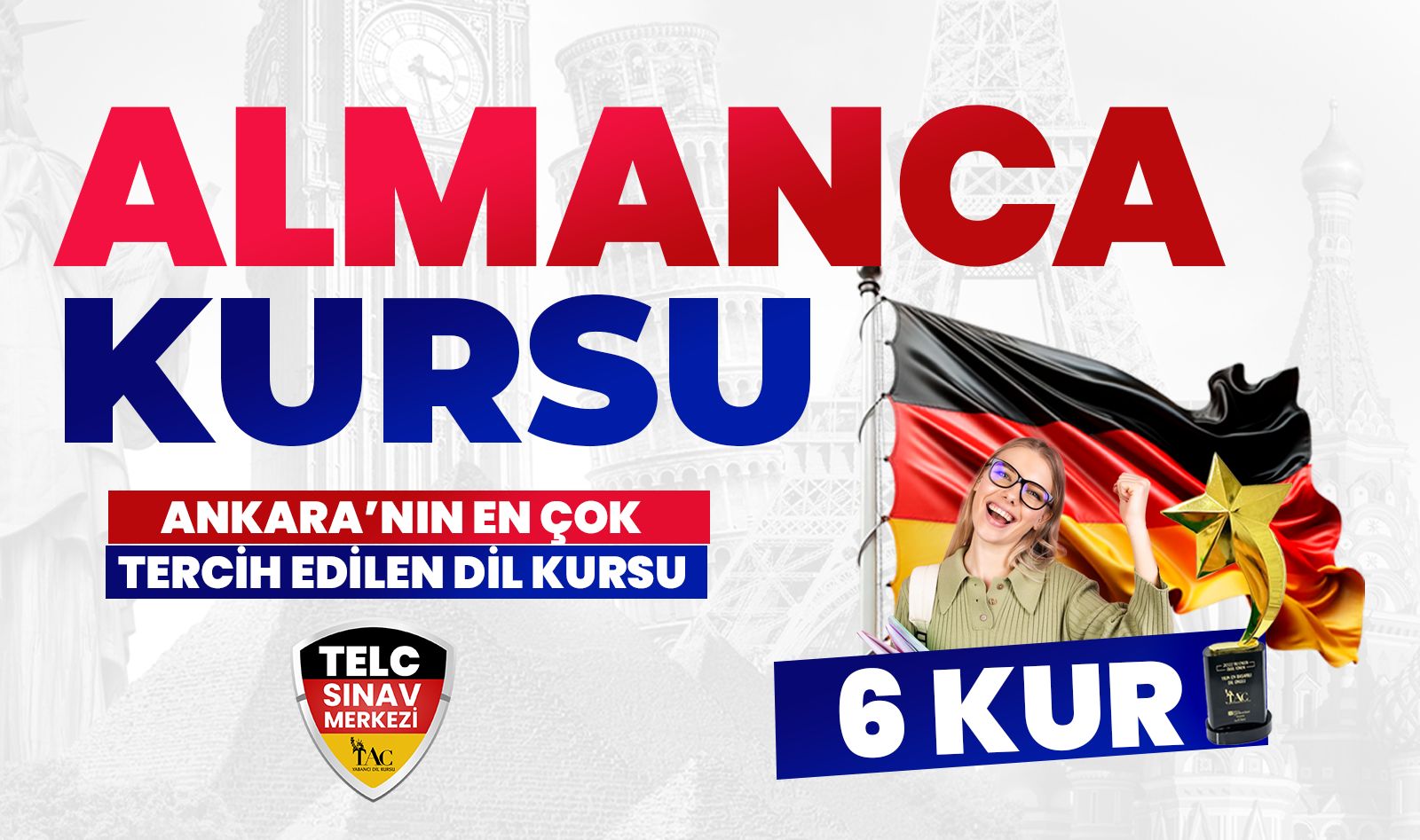 ANKARA GENEL ALMANCA KURSU 3+3 KUR resmi