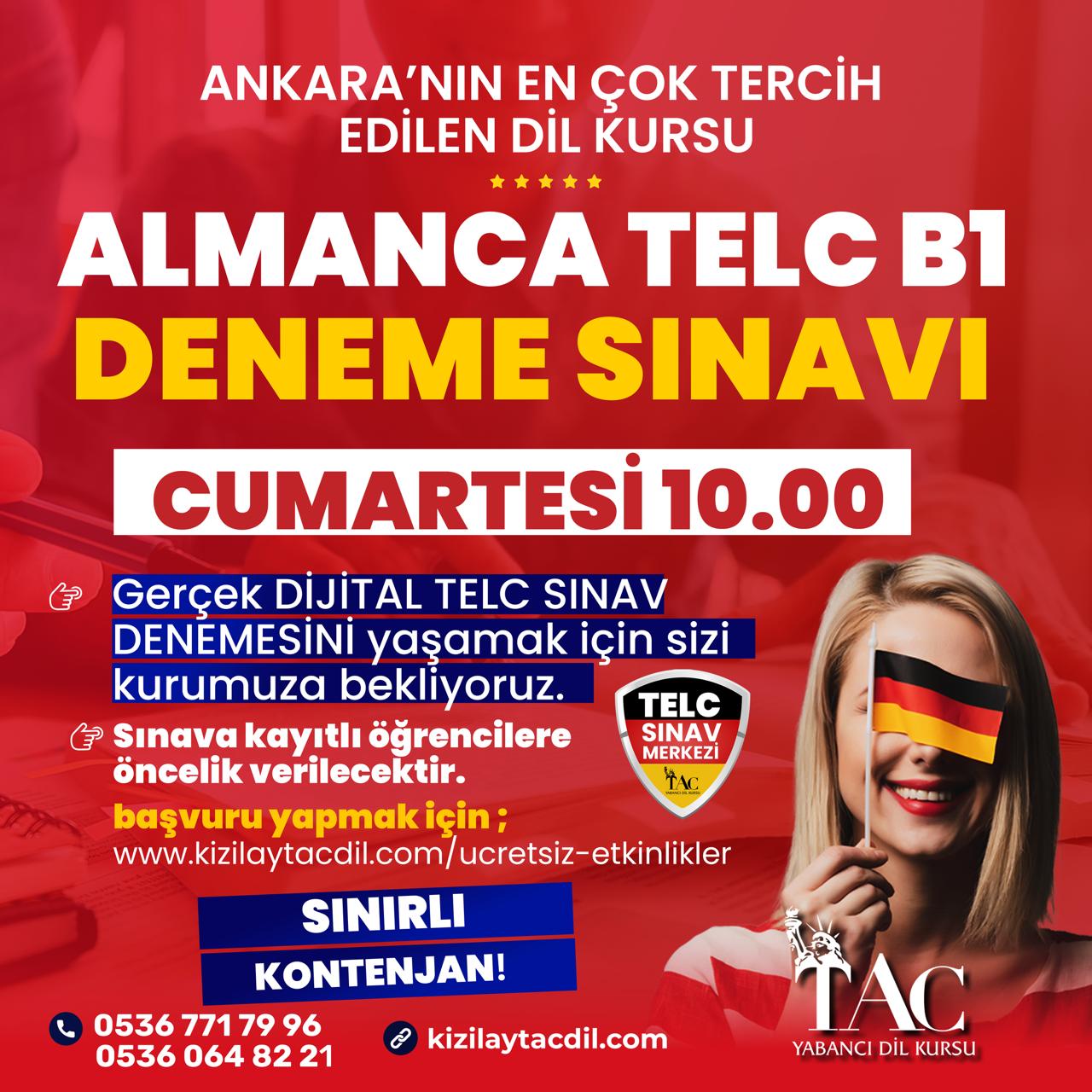 TELC B1 DİJİTAL SINAV DENEMESİ resmi