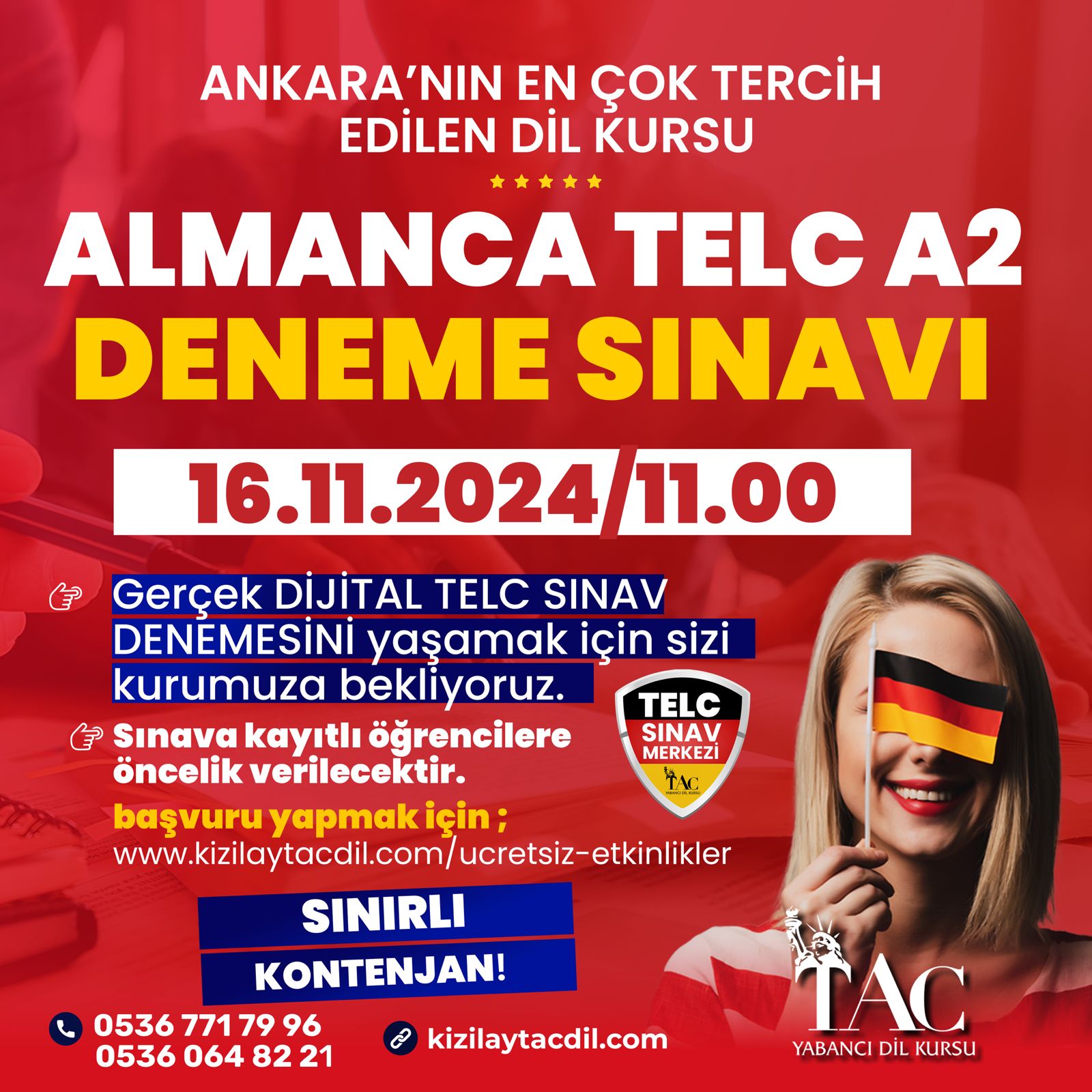 TELC A2 DİJİTAL SINAV DENEMESİ resmi